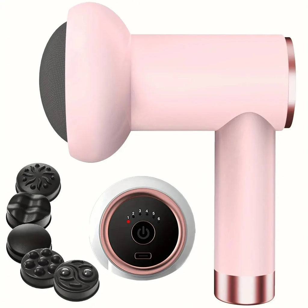 Wireless Handheld Body Massager Cordless Charging Pink-0
