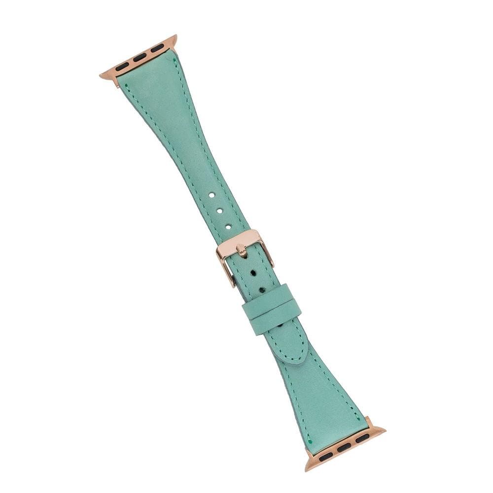 Leather Apple Watch Bands - Clasic Slim Style-4