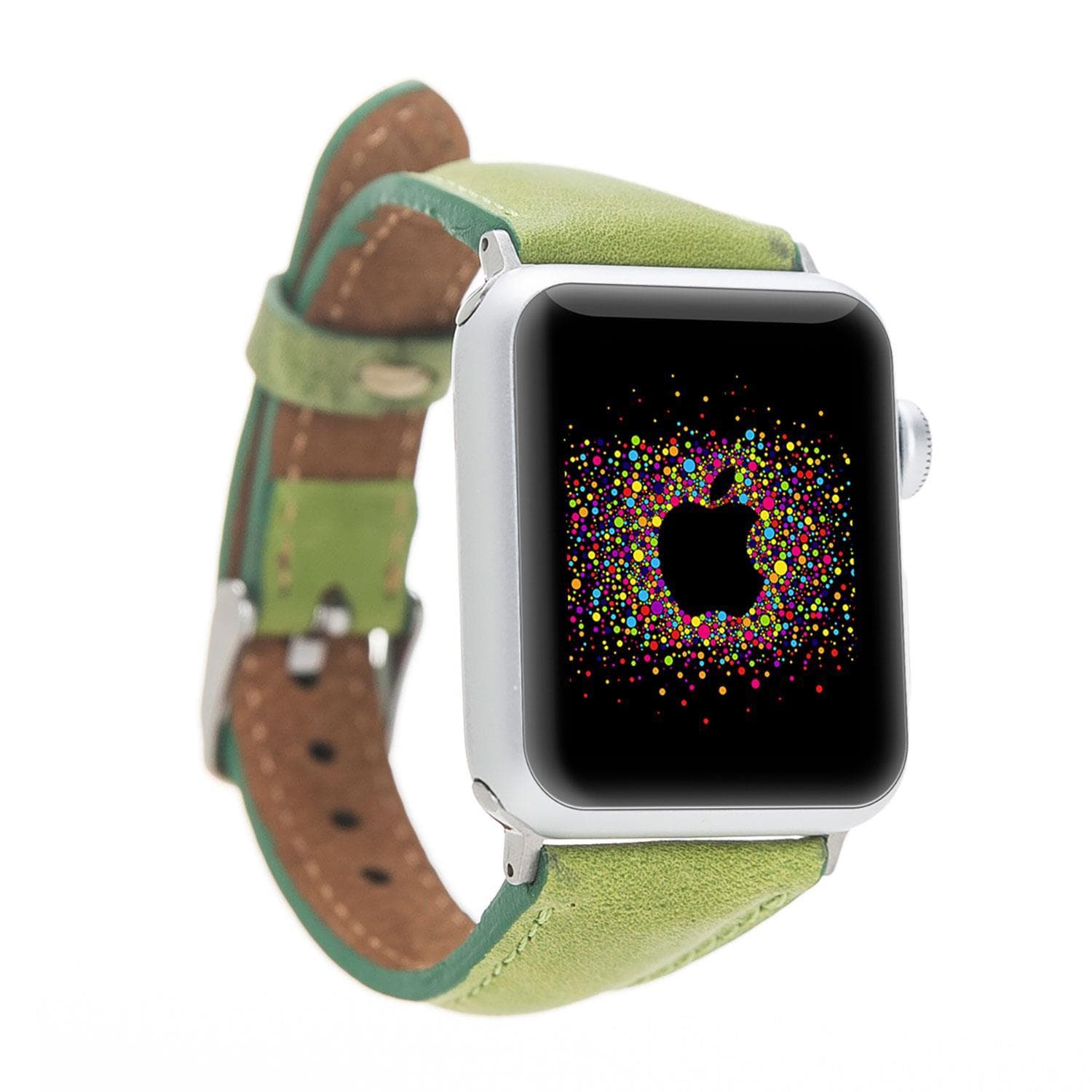 Leather Apple Watch Bands - Clasic Slim Style-6