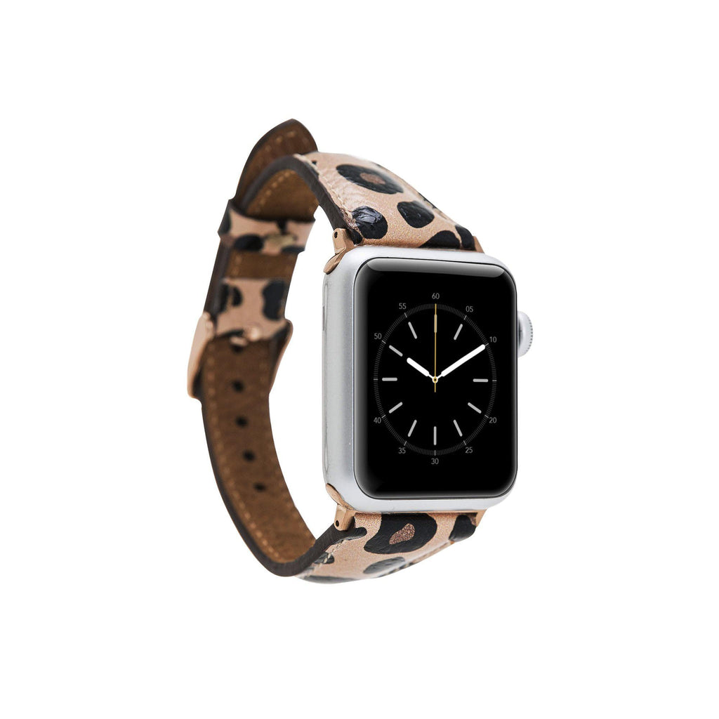 Leather Apple Watch Bands - Clasic Slim Style-10