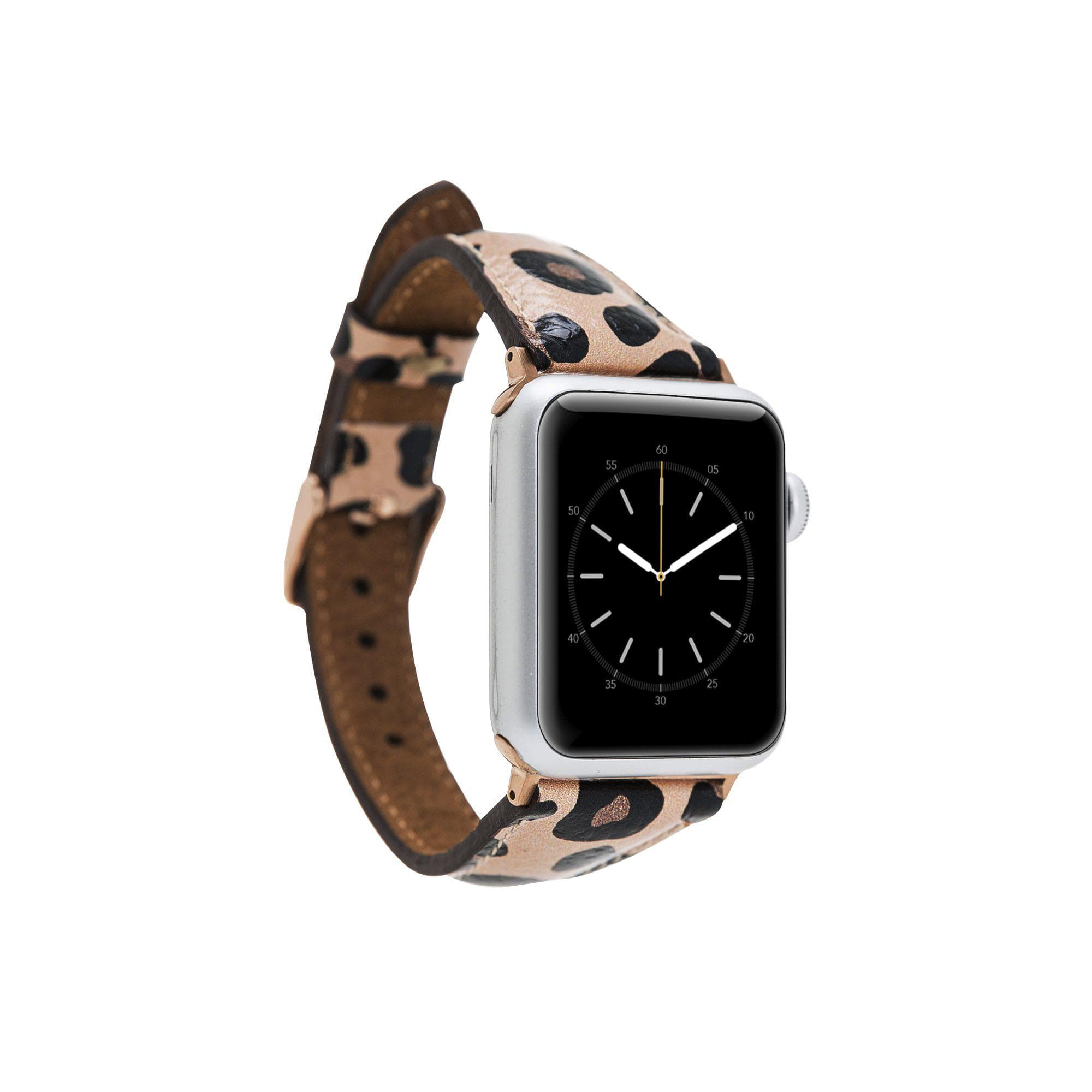 Leather Apple Watch Bands - Clasic Slim Style-10
