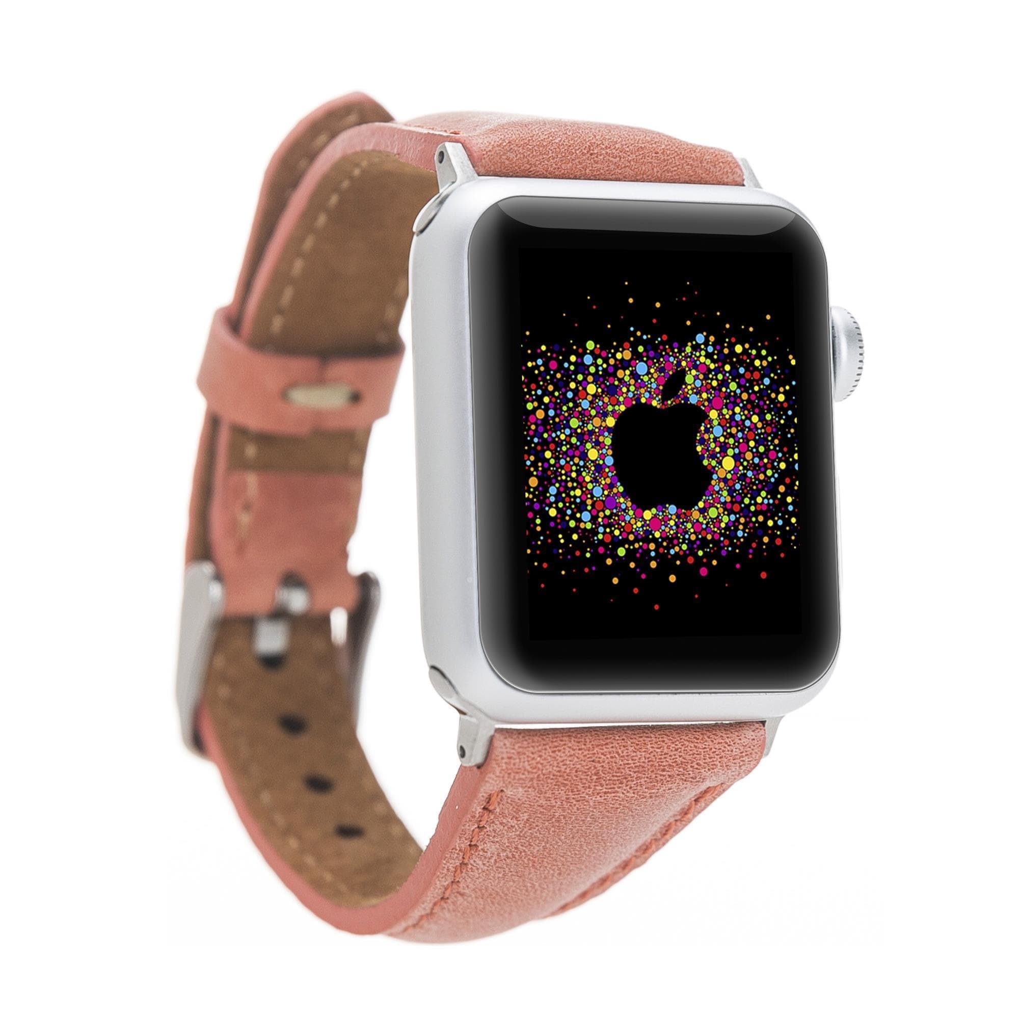 Leather Apple Watch Bands - Clasic Slim Style-7