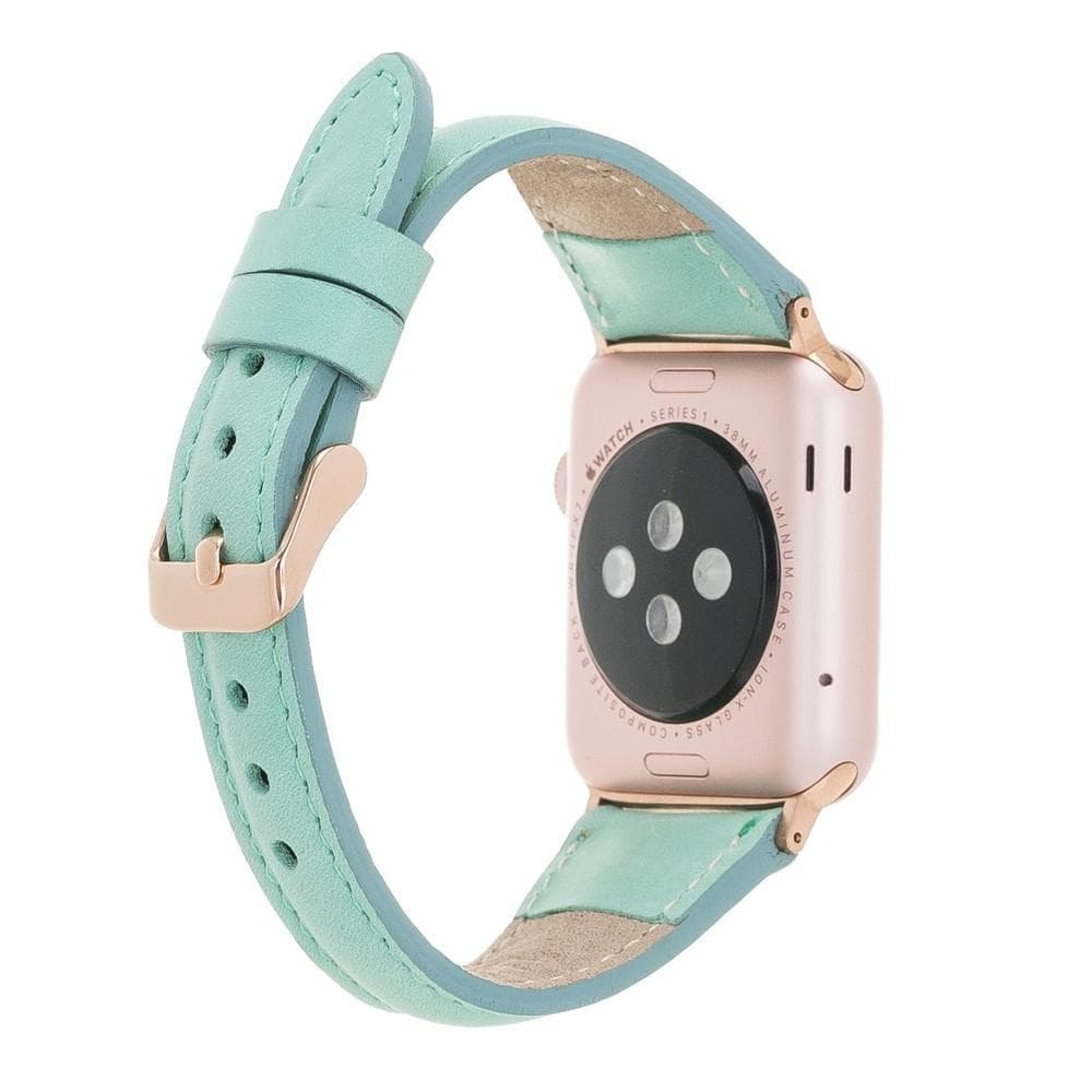 Leather Apple Watch Bands - Clasic Slim Style-2