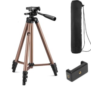 Syvo WT 3130 Aluminum Tripod (133CM) for All Smart Phones, Gopro, Cameras